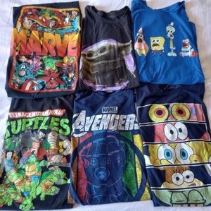 Bundle of 6 men's XL tshirts